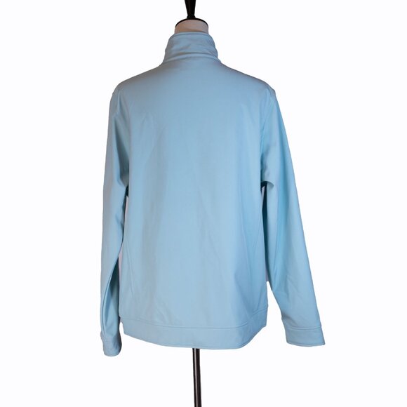 NWT Landway Ladies Matrix Bonded Soft Shell Jacket Light Blue Size 2XL - Picture 7 of 15